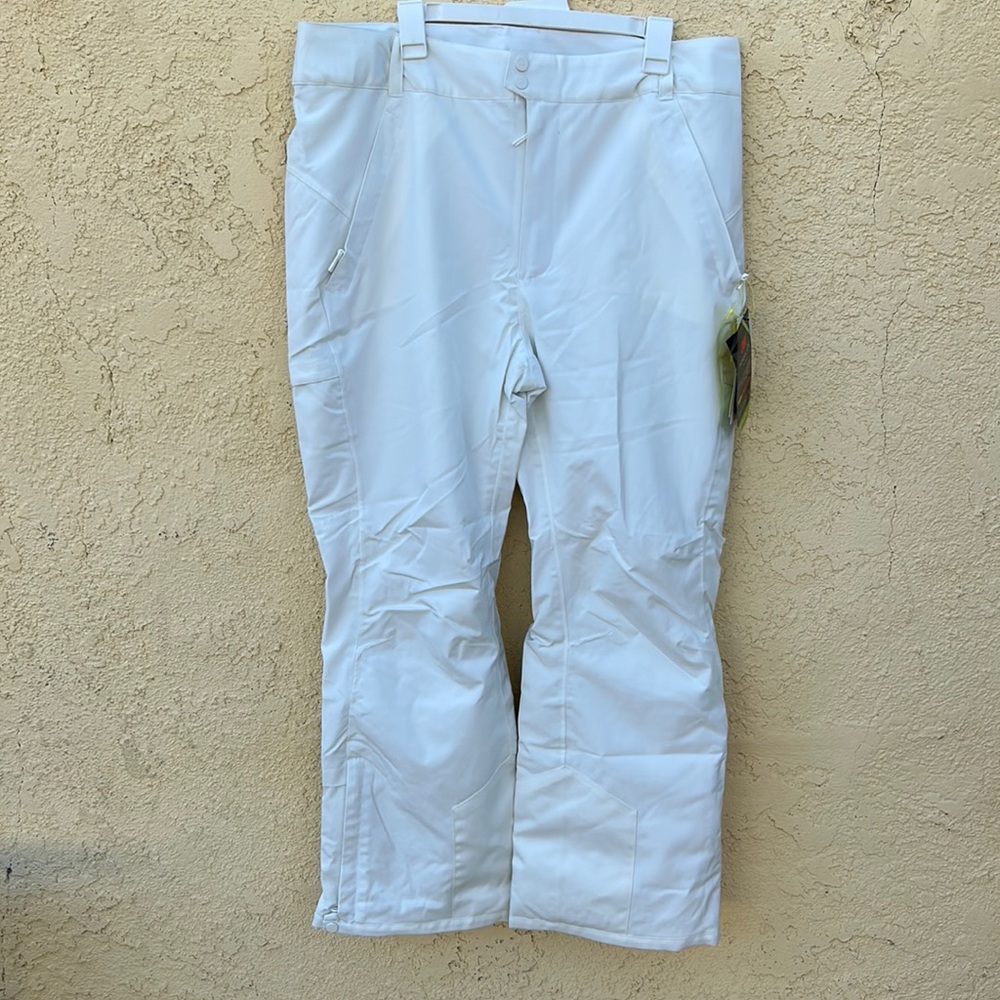 Men’s 3M Thinsulate all in motion Snow sport pants waterproof white XL N…